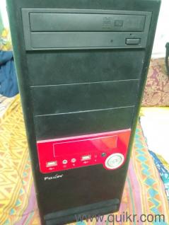 Intel E7400 procecer, DDR3 motherboard,Foxin 450w Power supply, Intel fan , monitor and cabinet perfectly fine