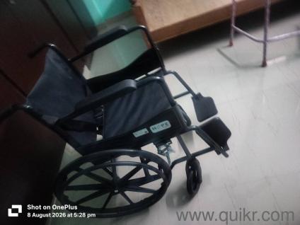 unused completely new wheel chair and supporting stand available with bills purchased just a month ago