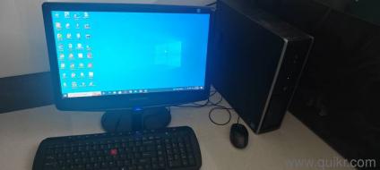Desktop computer set, including the CPU, monitor, mouse, and keyboard. Also SSD card and graphic card added. 