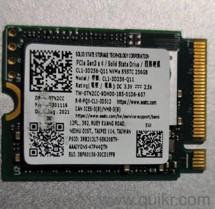 NVMe SSSTC 256GB [Model: CL1-3D256-Q11]