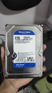 WD Blue 2 TB Internal Hard Drive / Hard Disk 7200 rpm