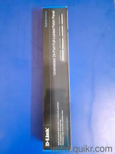 D link unshielded 24 Port Cat6 full loaded patch panel