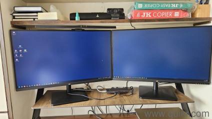 Two 27-Inch Viewsonic Monitors