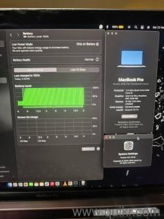 Apple macbook pro 2019 4tbt3 16gb+256gb