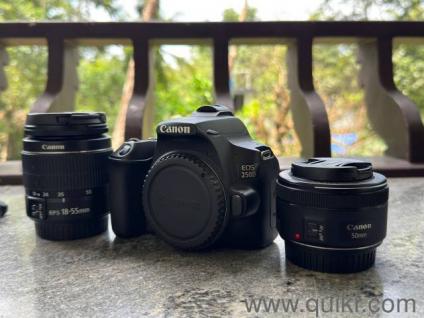 Canon EOS 250D DSLR Camera Complete Kit with 2 Lenses & Accessories