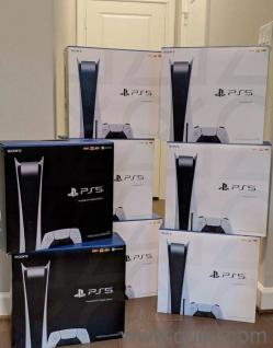 Order Now 90450-60473 Brand New Sony PlayStation 5 Disc Edition CFI-2000A with 3 Game CDs, Sealed Pack and Warranty 