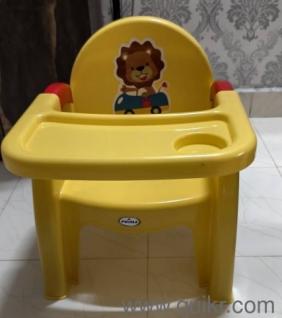 Prima Detachable Baby Desk Plastic Chair 130 | High Chair | Eating | Feeding Booster Seat with Detachable Tray
