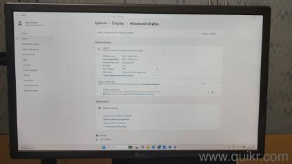 LG IPS FHD 22 inch monitor with original box, power adapter, hdmi .