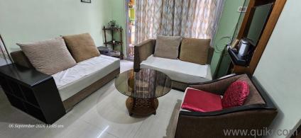 2+2 Sofa set with a Round Glass-top tea table in good condition for sale at Jadavpur