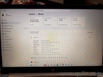 HP Laptop  12th Gen Intel Core i3 | 8GB RAM | 512GB Storage