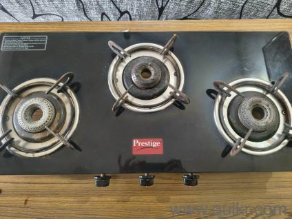 Prestige Gas Stove with Glass top