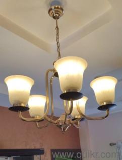 Chandalier with lights sale at low price urgently (negotiable ).