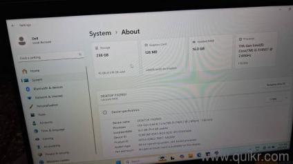 Dell laptop latitude 5420 11,GEN i5 256 16gb ram 