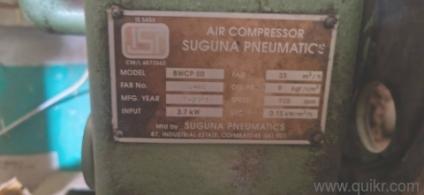 5 hp Suguna  Air compressor with motor