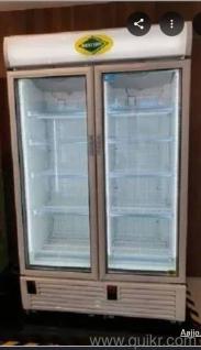 Double door refrigerator+ deep fridger 