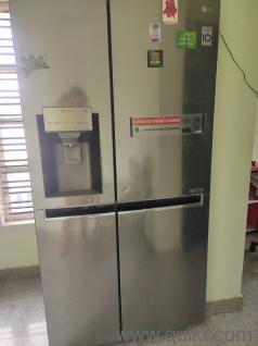 LG double door 650 litres inverter linear compressor, no issues working wonderfully. moving abroad 