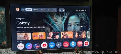 TCL 139 cm (55 inches) 4K Ultra HD Smart QLED Google TV