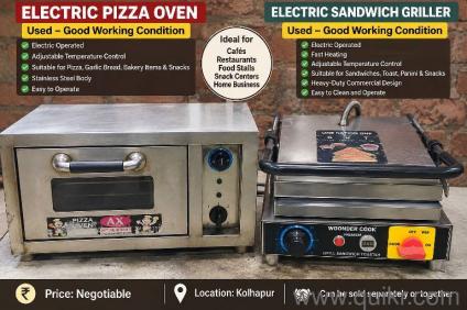 pizza oven, Sandwich Griller and frier