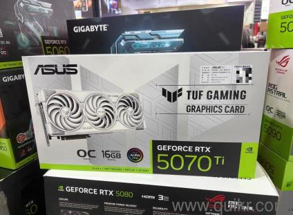 Brand New ASUS TUF-RTX5070TI-O16G-BTF-WHITE Graphics card With quick Delivery WhatsApp 7641 924 560