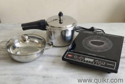 Kitchen Combo  Induction Cooktop, Pressure Cooker, Kadai & Cutting Board