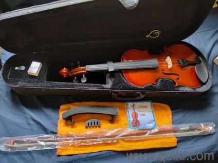 Violin with Case, Bow & Accessories sale