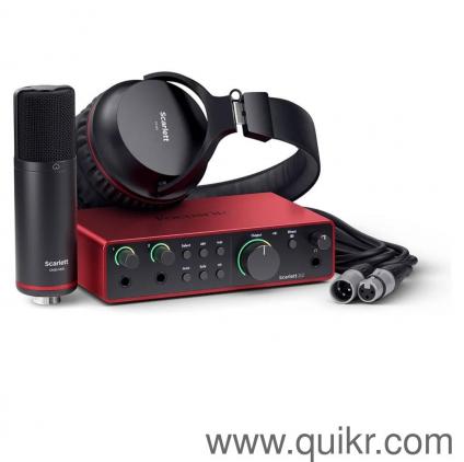 audio interface brand's scarlet focusrite 2i2 4th gen dual 