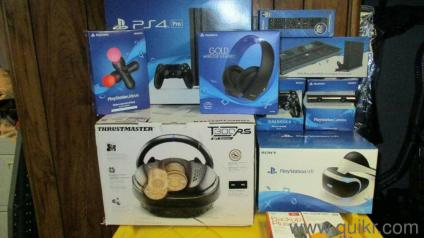 100% ORIGINAL Playstation 4 pro with 2 controllers and 10 cd games with VR bundles 