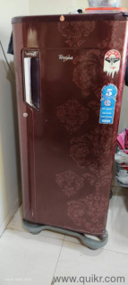 whirlpool fridge, 5star,180liter, ice magic model,, maroon colour, in vary good condition 