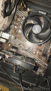 MSI A520M APRO MOTHERBOARD WITH AMD 3300X PROCESSOR AND NVIDIA ORIGINAL 710 2GB GRAPHICS CARD