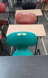 Student / Coaching Class / School / Office   Writing Pad Chair Available