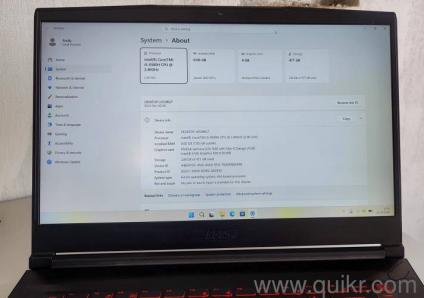 Msi gf63 gaming laptop