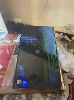 Toshiba tv model no 5500 55 inch display cracked 