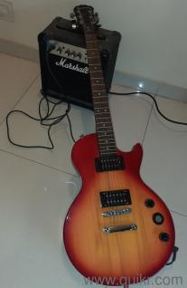 Electric Guitar with amp