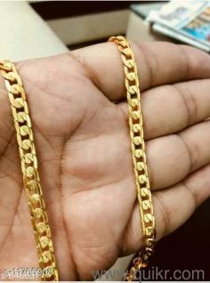 Gold plated chain for mens