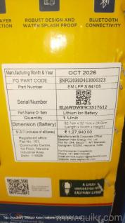 Eastman lithium battery 