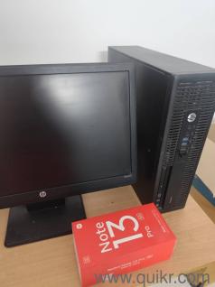 Desktop Computer Set with i5-3470, 16GB RAM, 512GB SSD, 19-inch Monitor, Keyboard, Mouse, WiFi, Windows 10, Black