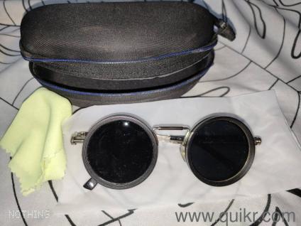 STYLISH RETRO ROUND FRAME ,Detachable lens filter (ND400X, UV protection style)
