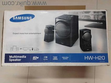 Samsung Multimedia Speakers HW-H20/XL  Unused | Great Sound | With Cables & Subwoofer