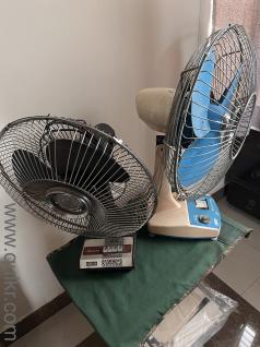 Table fans for sale. Working condition and very sparingly used