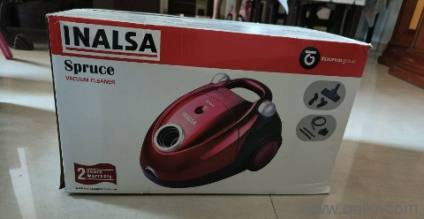 INALSA Vacuum Cleaner for Home Spruce-1200W| with Blower Function| Reusable Cloth dust Bag| Multiple Accessories | Dust Full Indicator 