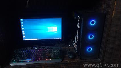 Gaming + Workstation Desktop with Monitor | RGB Cabinet | Ready to use