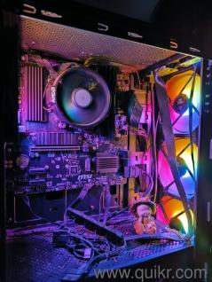 Gaming PC with monitor and keyboard, all self assembled fully working condition (upto speed of 4.6 G)