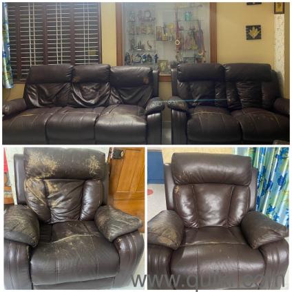 Leatherette 7 seater recliner bought from Royal oak for immediate sale at throw away price of 30000. Purchase price was 1.25lc