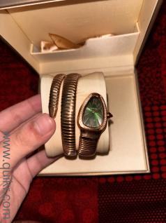  Bvlgari-style fashion watch  complete set (REPLICA / NOT AUTHENTIC) Bulgari look-alike watch + box