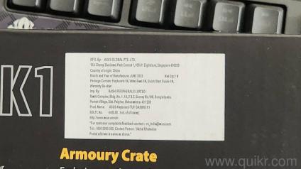 gaming keyboard in best condition only use for 3 month full working light  i purchase it at 4000 