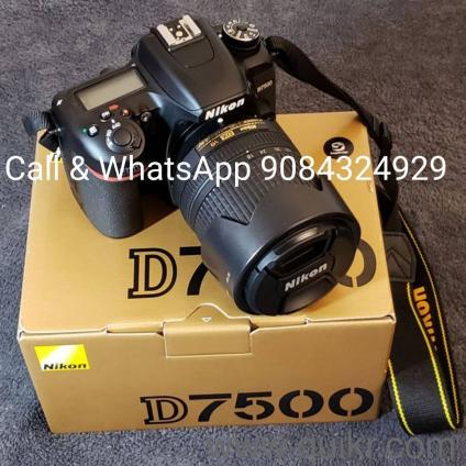 Nikon D7500  4K Ready DSLR for True Photography Lovers with Lens and kit also Call & WhatsApp 9084.324929