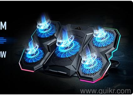 Brand New Zebronics NC8000 Laptop Cooling Pad  5 Fans RGB, USB Powered