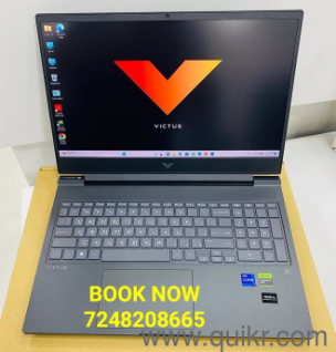 BOOK on 7248208665- HP Victus 16 Gaming Laptop (1TB SSD/ 16GB) NVIDIA RTX 4060 with Bill Box Available.