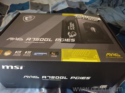 MSI 750w Full Modular PSU Gold
