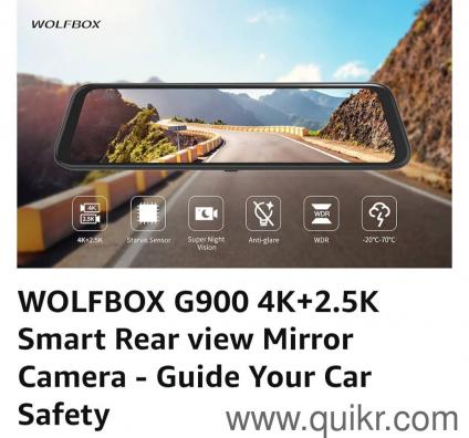 WOLFBOX G900 Rear View Mirror Dash Cam